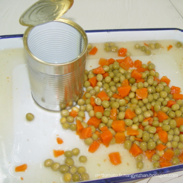 petits pois et carottes en conserve